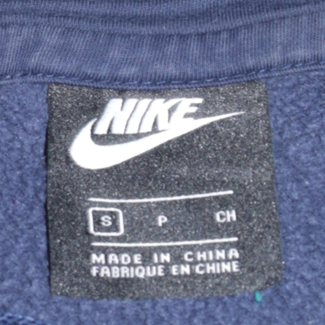 Mens UK Size S Nike Blue Pullover Hoodie