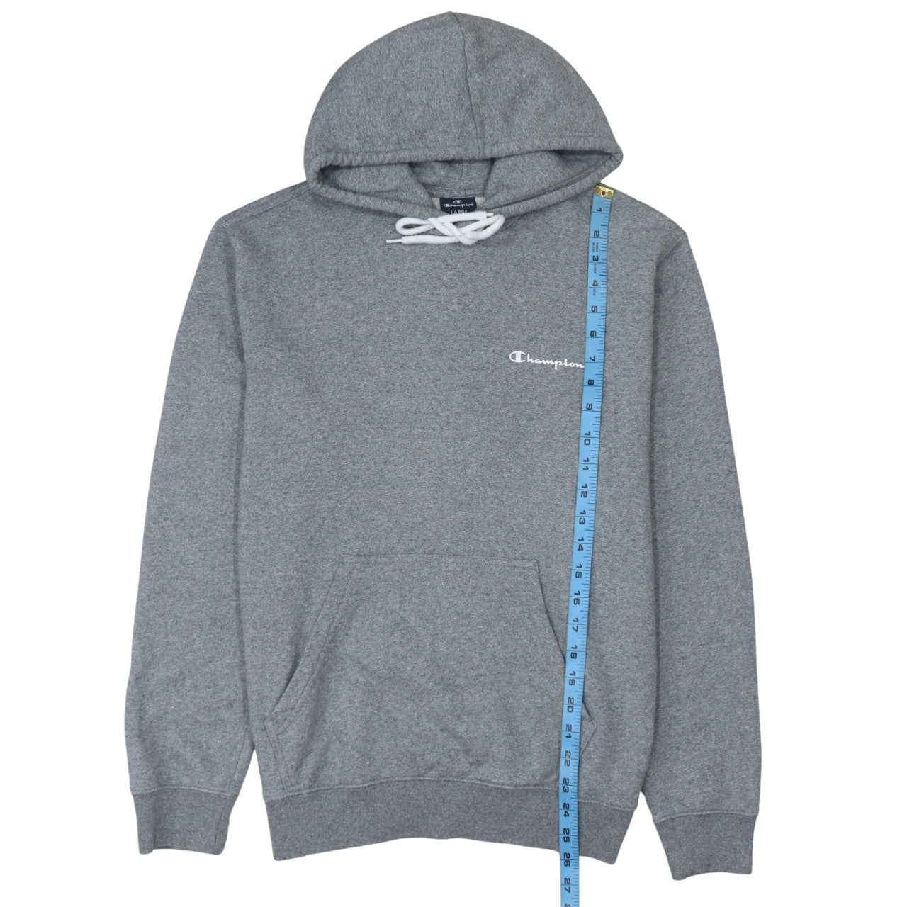 Mens UK Size L Champion Grey Pullover Hoodie