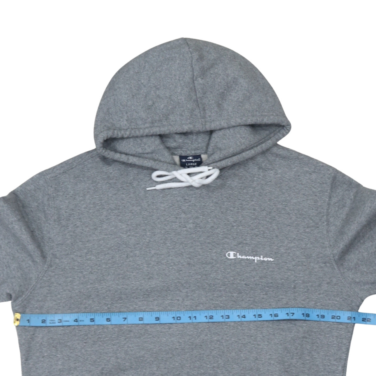 Mens UK Size L Champion Grey Pullover Hoodie