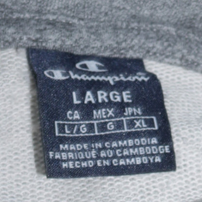 Mens UK Size L Champion Grey Pullover Hoodie