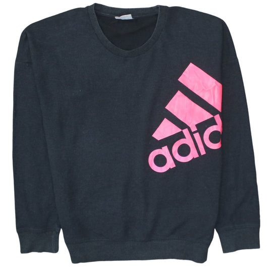 Womens UK Size M adidas Black Pullover Sweatshirt