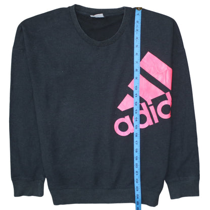 Womens UK Size M adidas Black Pullover Sweatshirt