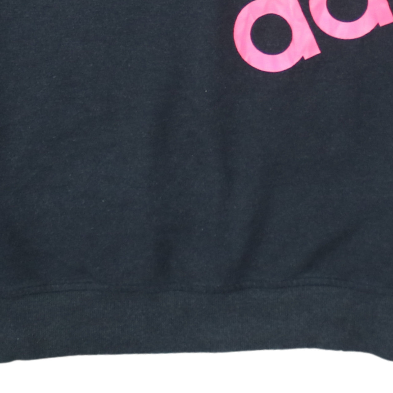 Womens UK Size M adidas Black Pullover Sweatshirt