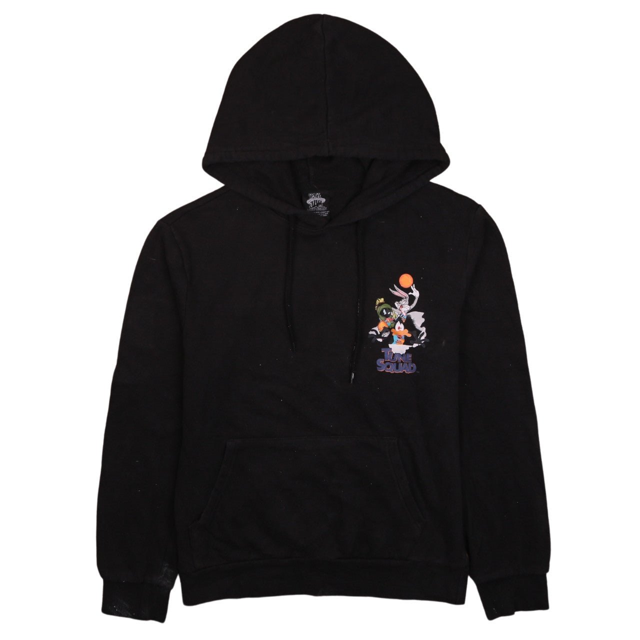 Womens UK Size S Space Jam Black Pullover Hoodie