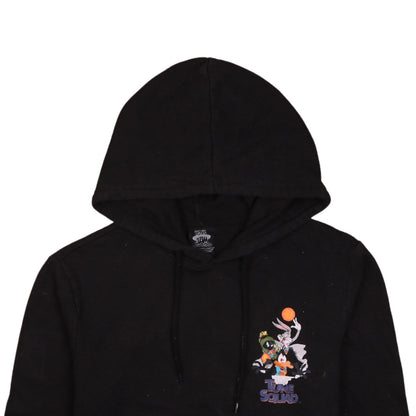 Womens UK Size S Space Jam Black Pullover Hoodie
