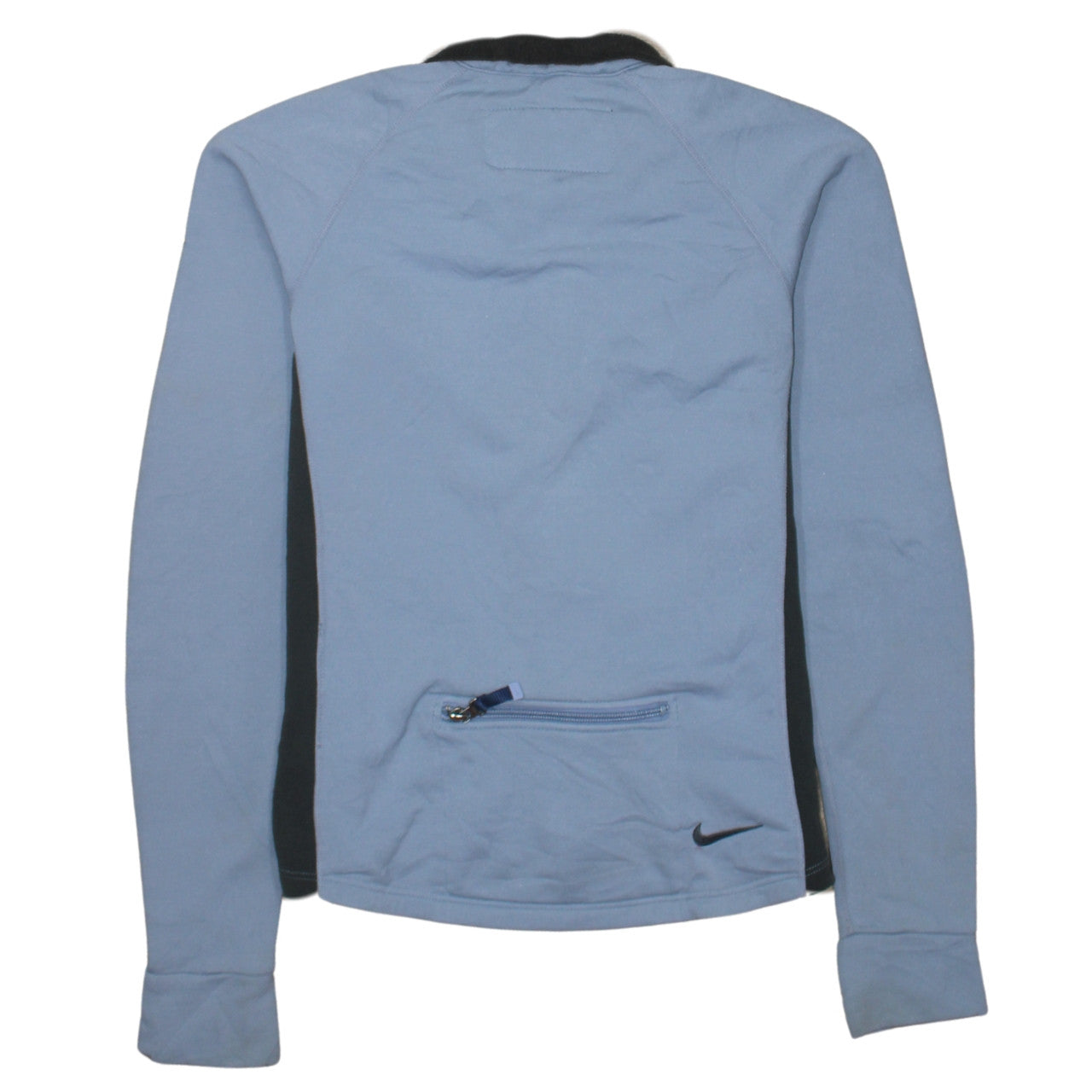 Womens UK Size M Nike Blue Full Zip Sweatshirt