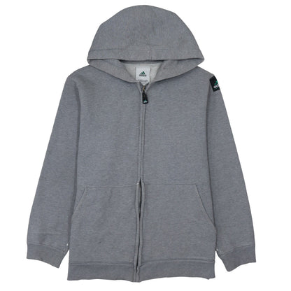 Mens UK Size M adidas Grey Full Zip Hoodie