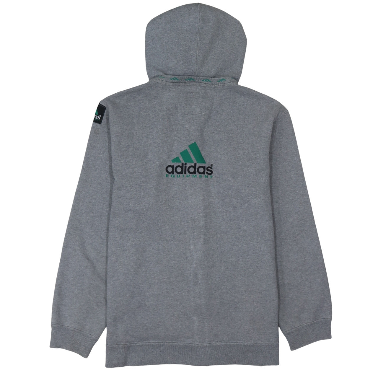Mens UK Size M adidas Grey Full Zip Hoodie
