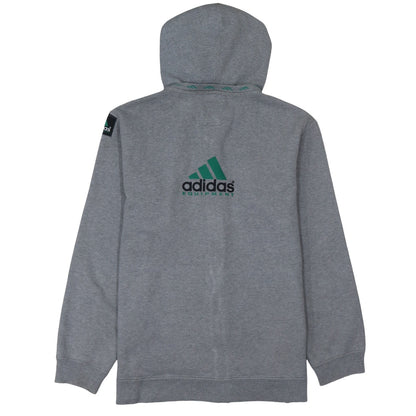 Mens UK Size M adidas Grey Full Zip Hoodie