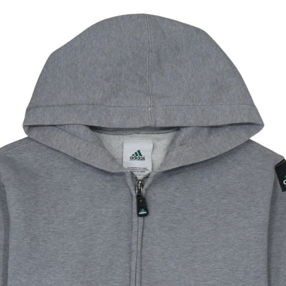 Mens UK Size M adidas Grey Full Zip Hoodie