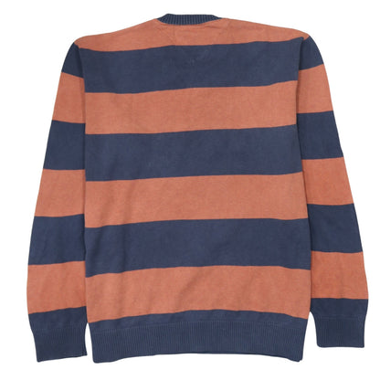 Mens UK Size L Tommy Hilfiger Multicoloured Pullover Jumper