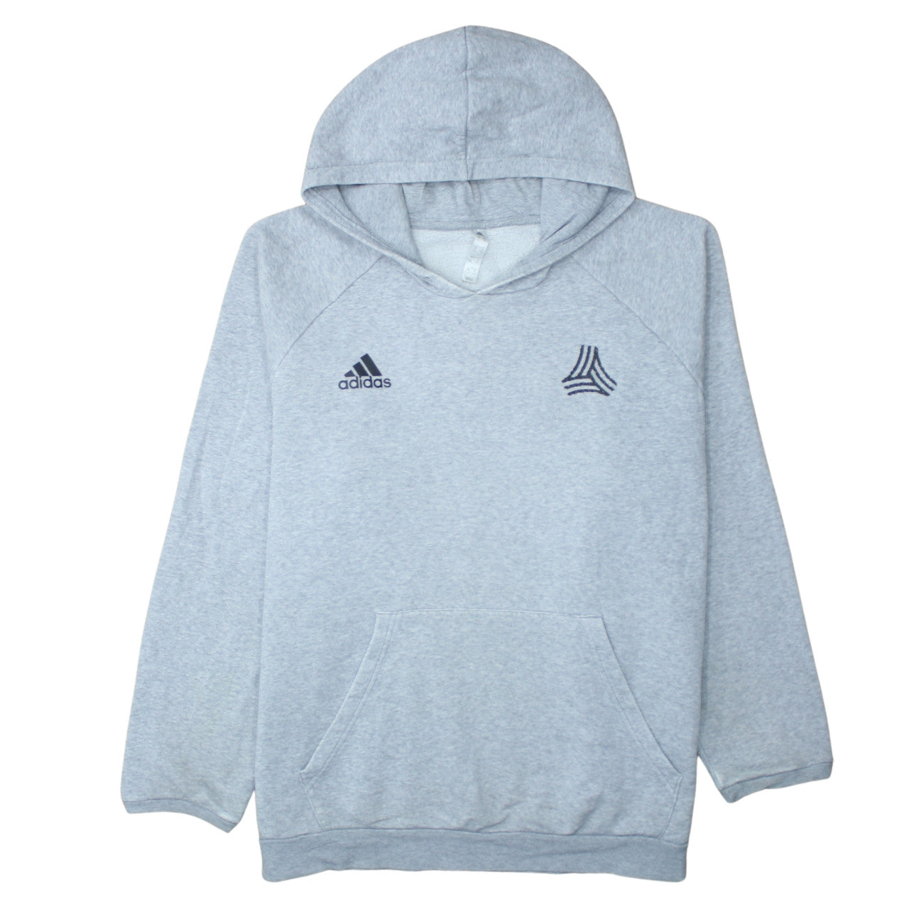 Mens UK Size XL adidas Grey Pullover Hoodie