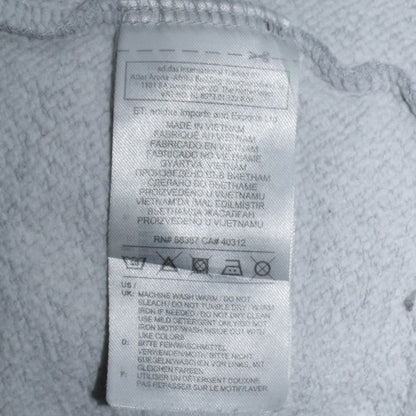 Mens UK Size XL adidas Grey Pullover Hoodie
