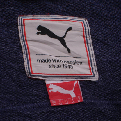 Womens UK Size 12 PUMA Blue Full Zip Hoodie