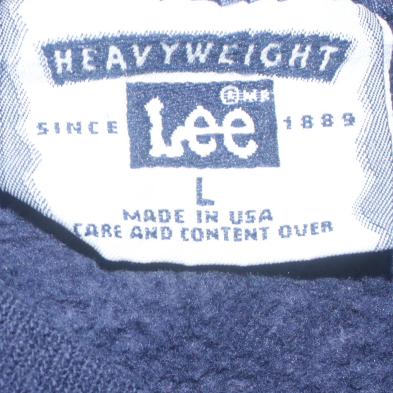 Womens UK Size L Lee Blue Pullover Sweatshirt