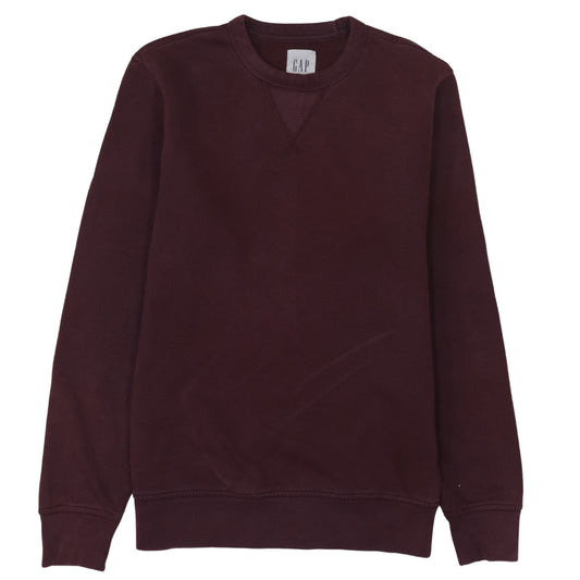 Mens UK Size XS Gap Brown Pullover Sweatshirt