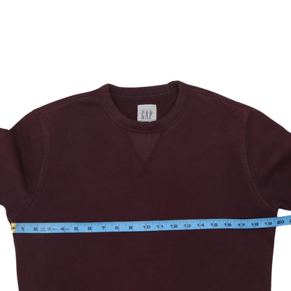 Mens UK Size XS Gap Brown Pullover Sweatshirt