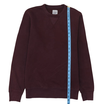 Mens UK Size XS Gap Brown Pullover Sweatshirt
