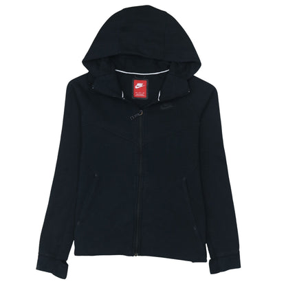 Womens UK Size M Nike Black Full Zip Hoodie