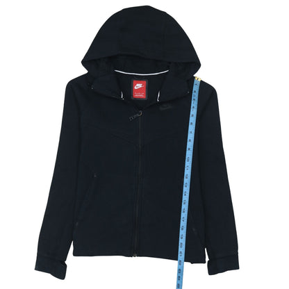 Womens UK Size M Nike Black Full Zip Hoodie