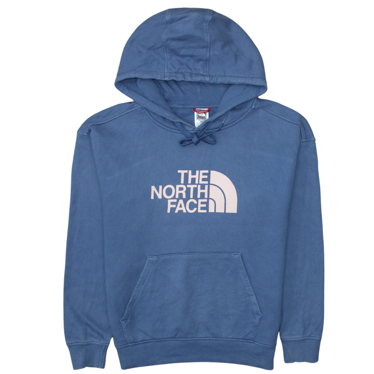 Womens UK Size M The North Face Blue Pullover Hoodie
