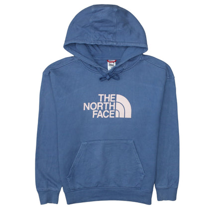 Womens UK Size M The North Face Blue Pullover Hoodie