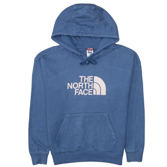 Womens UK Size M The North Face Blue Pullover Hoodie