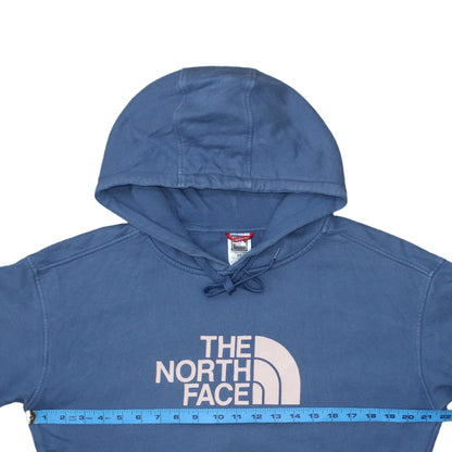 Womens UK Size M The North Face Blue Pullover Hoodie