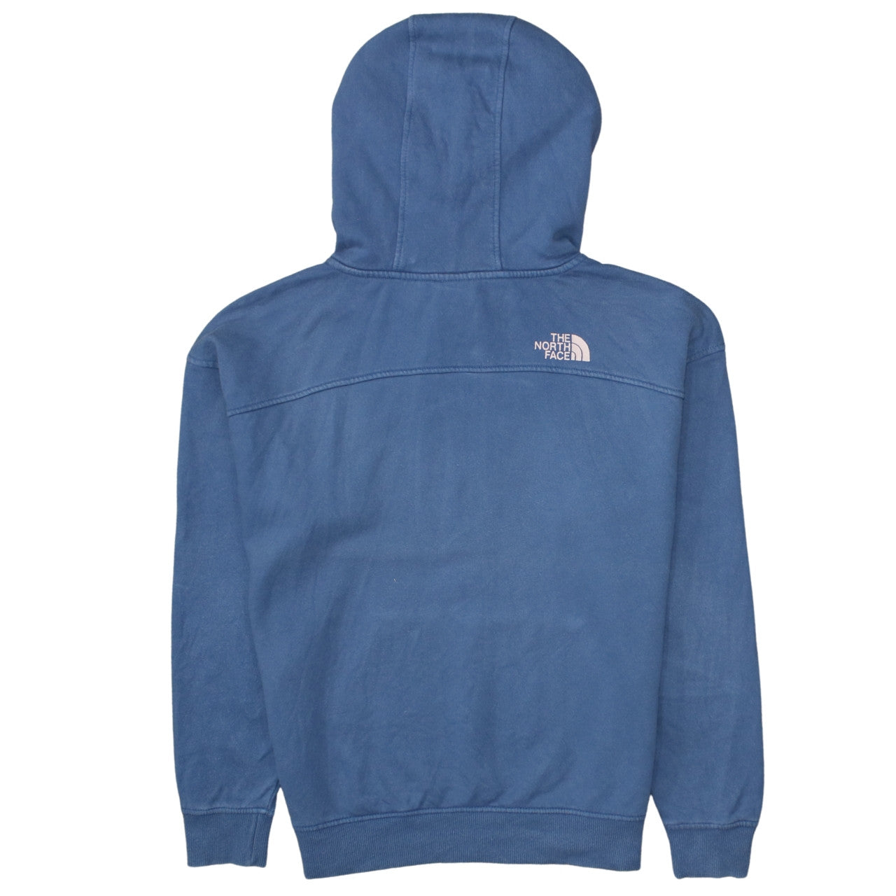 Womens UK Size M The North Face Blue Pullover Hoodie