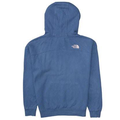 Womens UK Size M The North Face Blue Pullover Hoodie