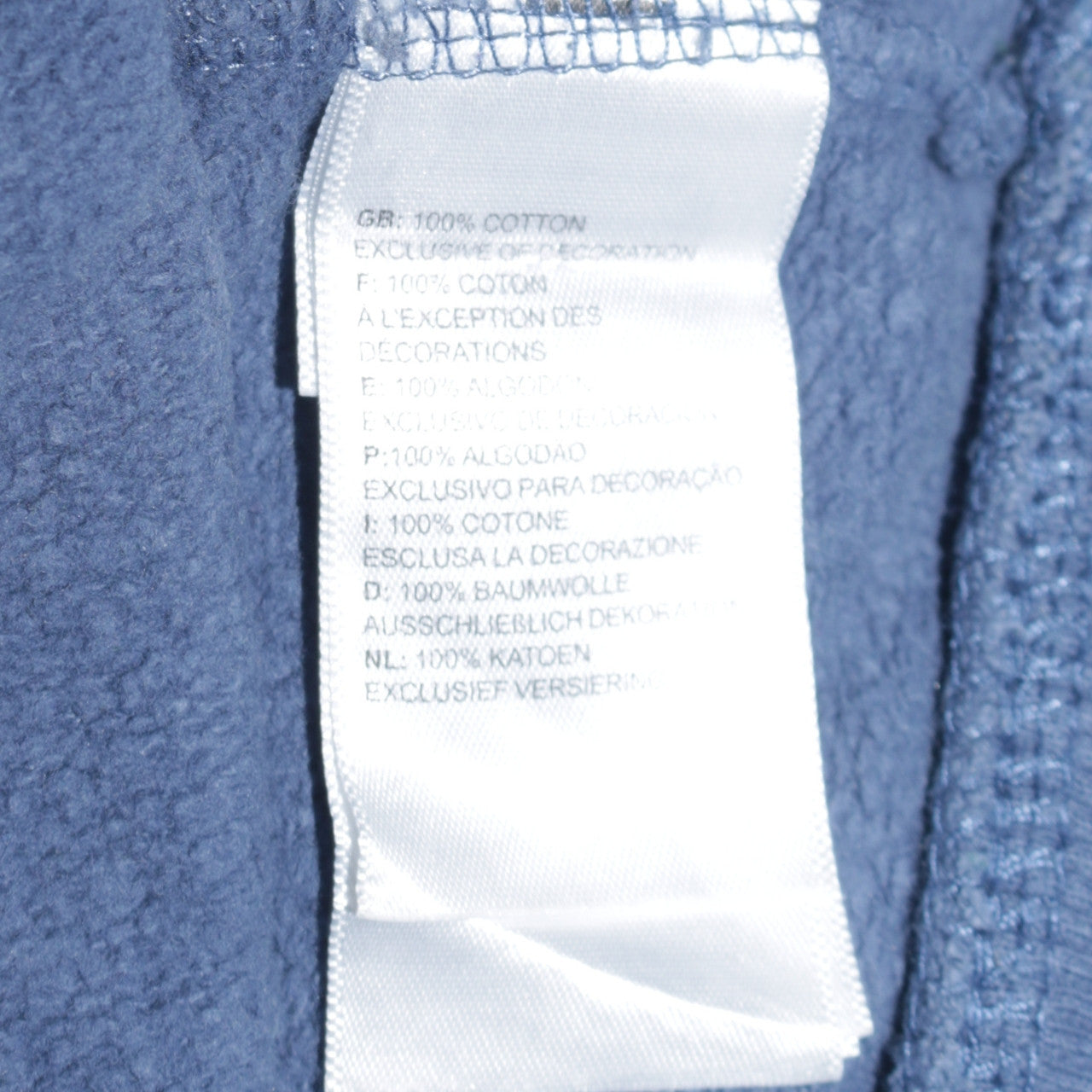 Womens UK Size M The North Face Blue Pullover Hoodie