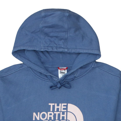 Womens UK Size M The North Face Blue Pullover Hoodie