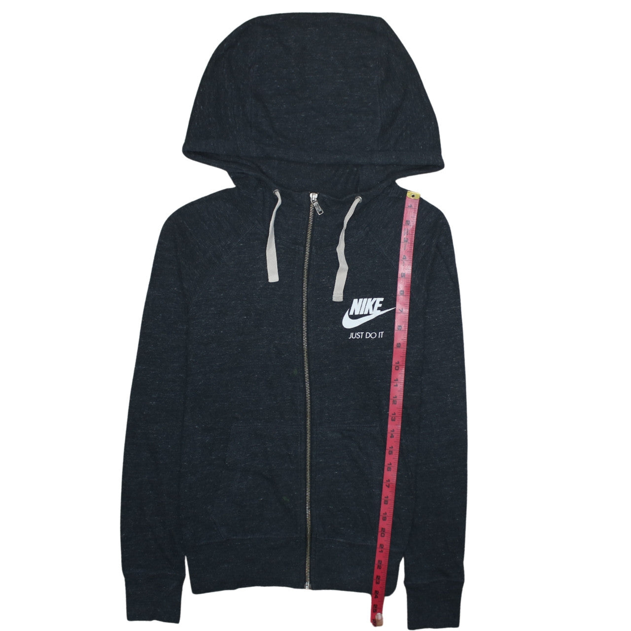 Womens UK Size XS Nike Black Full Zip Hoodie