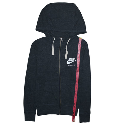 Womens UK Size XS Nike Black Full Zip Hoodie