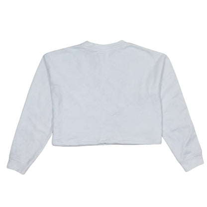 Womens UK Size XS Levi's White Pullover Sweatshirt