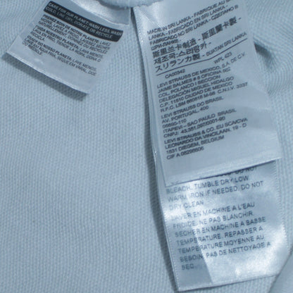 Womens UK Size XS Levi's White Pullover Sweatshirt