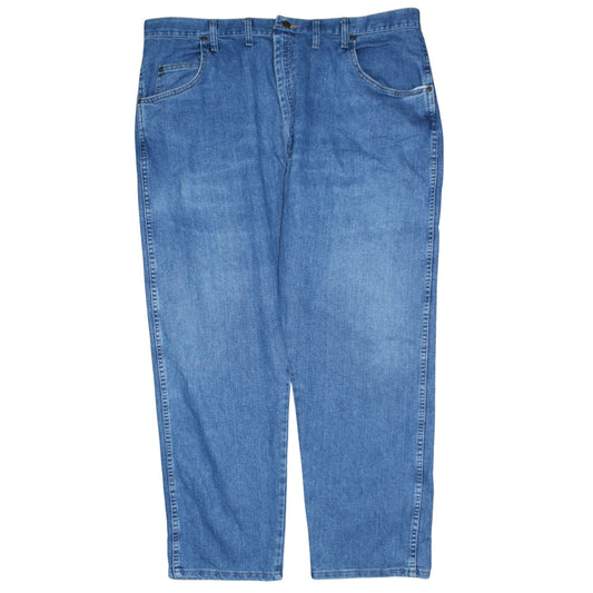 Mens UK Size L Wrangler Regular Fit Straight Blue Jeans