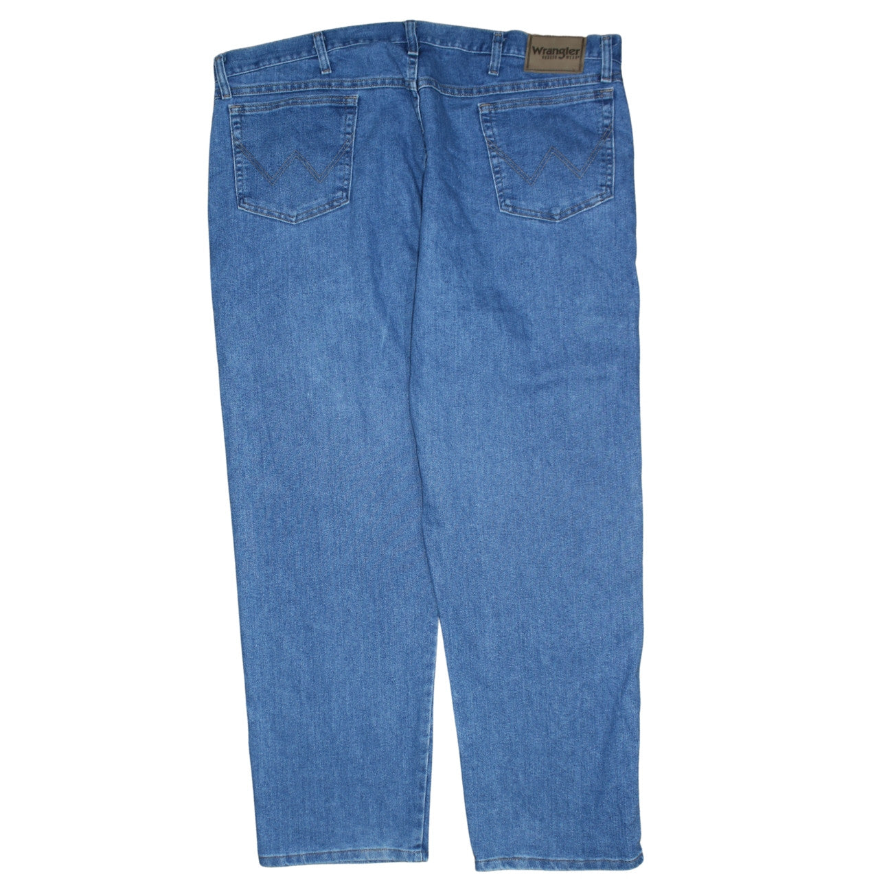 Mens UK Size L Wrangler Regular Fit Straight Blue Jeans