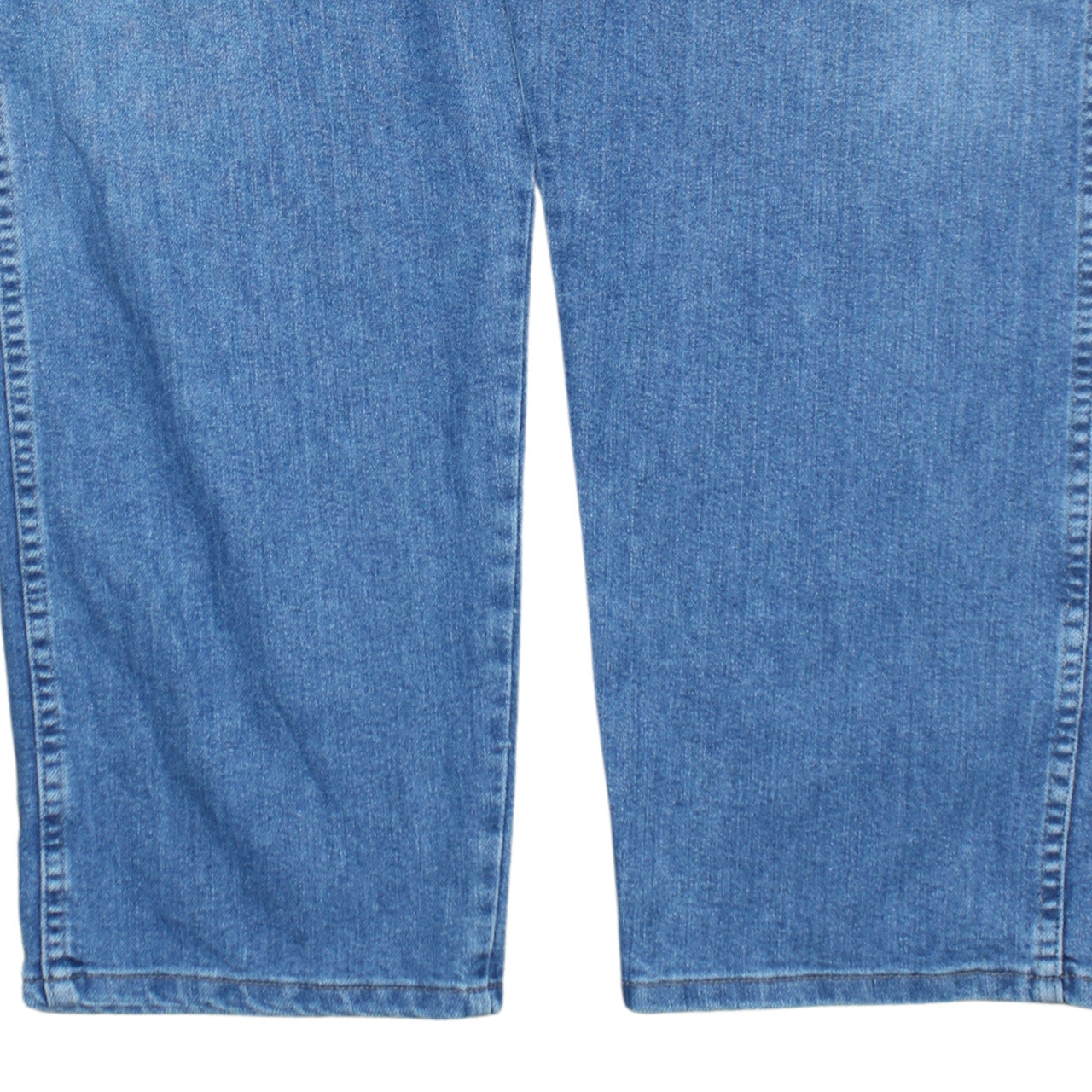 Mens UK Size L Wrangler Regular Fit Straight Blue Jeans