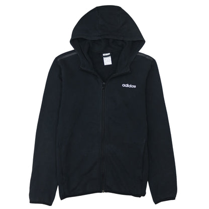 Mens UK Size M adidas Black Full Zip Hoodie