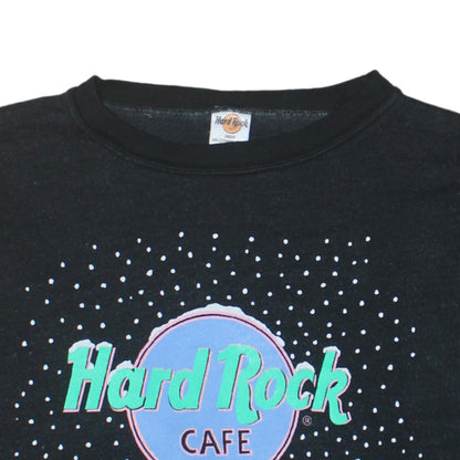 Mens UK Size L Hard Rock Cafe Black Pullover Sweatshirt