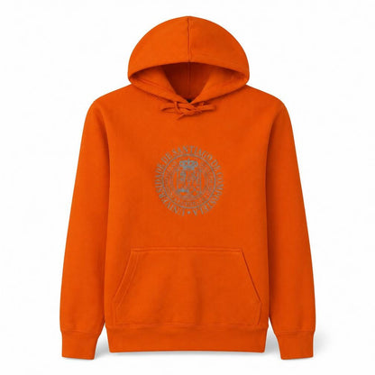 Womens UK Size S SOL'S Orange Pullover Hoodie