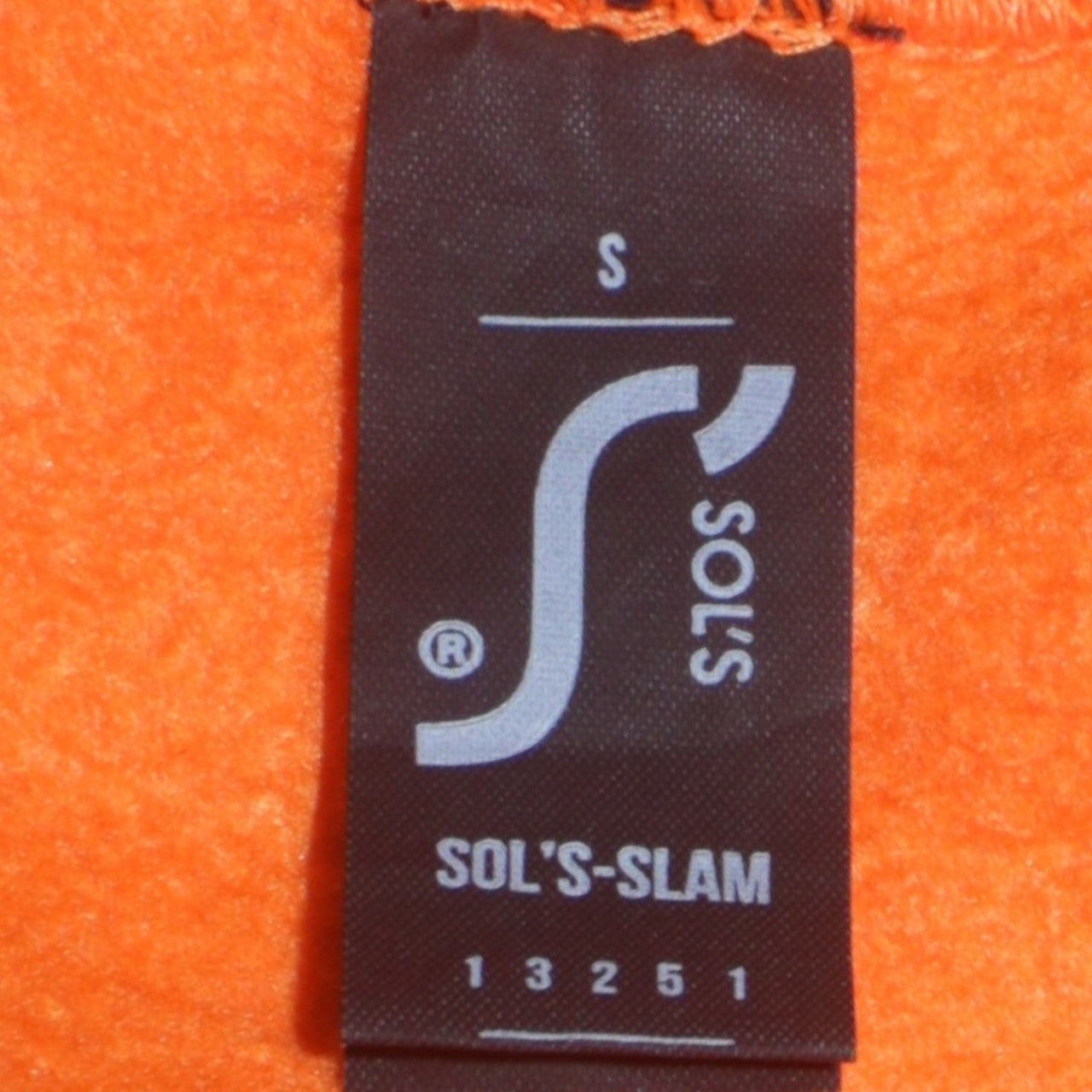 Womens UK Size S SOL'S Orange Pullover Hoodie