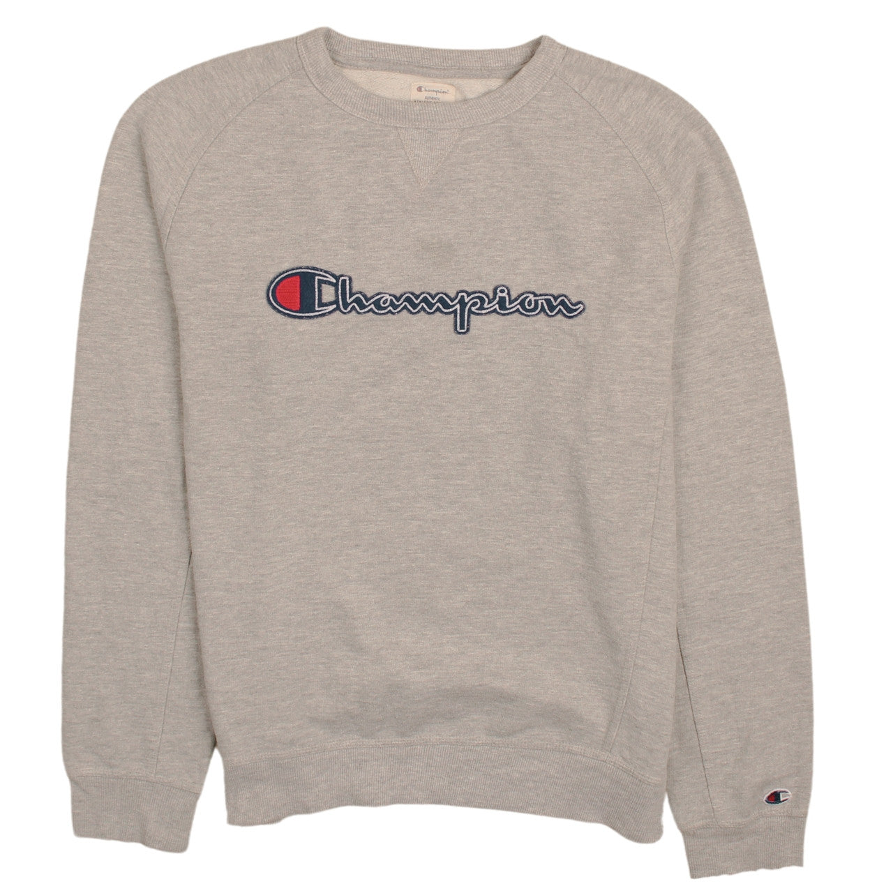 Mens UK Size L Champion Grey Pullover Sweatshirt