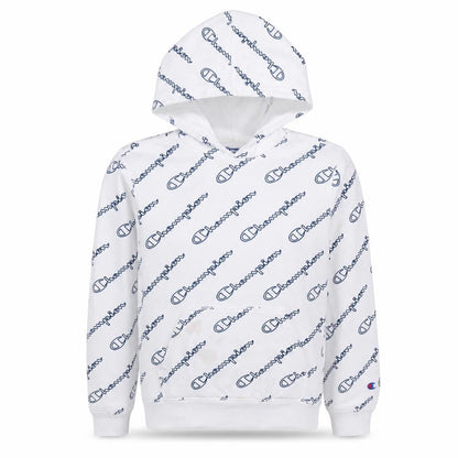 Womens UK Size XL Champion White Pullover Hoodie