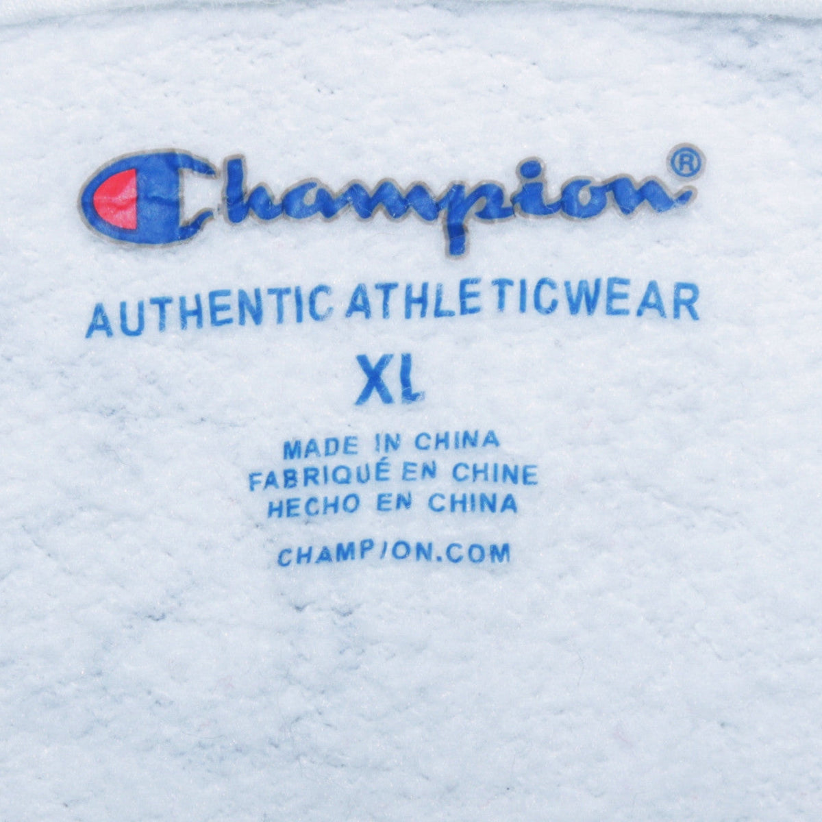 Womens UK Size XL Champion White Pullover Hoodie