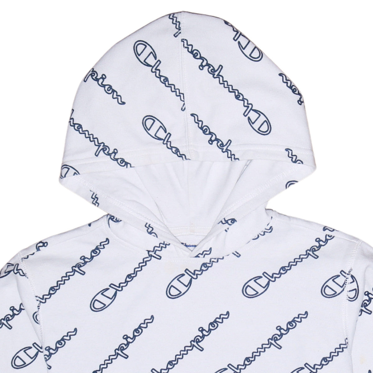 Womens UK Size XL Champion White Pullover Hoodie