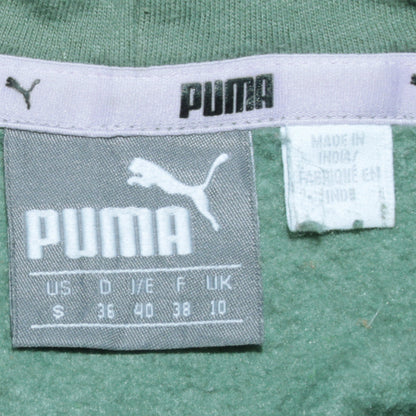 Womens UK Size 10 PUMA Green Pullover Hoodie