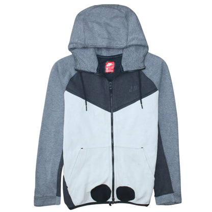 Mens UK Size M Nike Grey Full Zip Hoodie