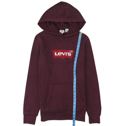 Mens UK Size S Levi's Brown Pullover Hoodie